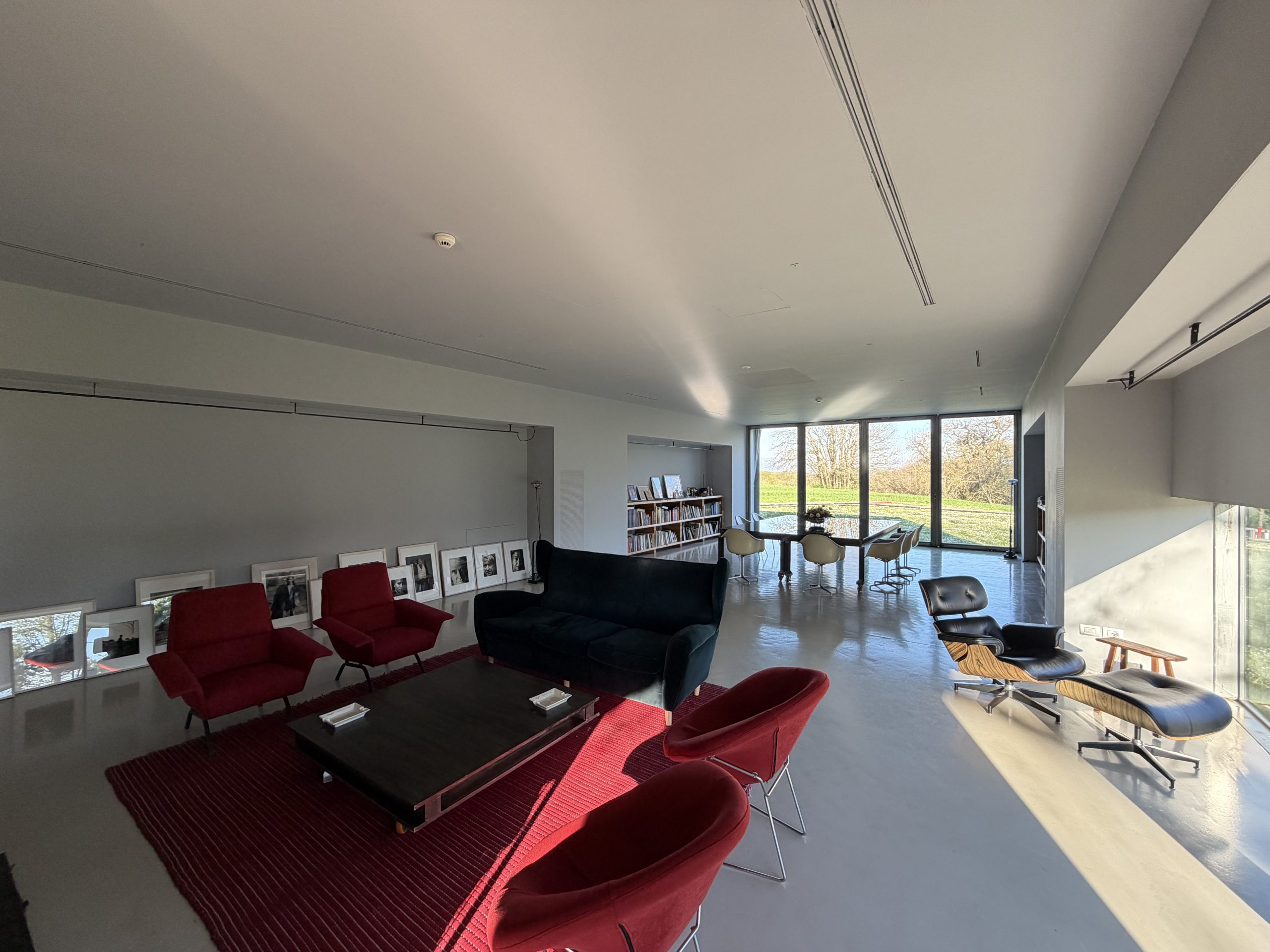 Living room with Eames lounge chair
